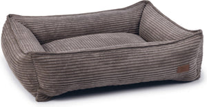 Designed by lotte ribbed - hondenmand - bruin - 80x70x22 cm
