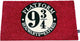 Merkloos sans marque harry potter - 9 3 4 - doormat '60x40x2cm'