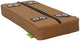 Dresco bagagedragerkussen – comfortabel - bruin – afmeting 32x15x5cm – montage met tie-wraps – rits in hoes