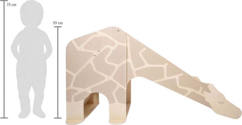Load image into Gallery viewer, Small foot - houten indoor glijbaan giraffe wildlife
