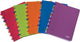 Atoma tutti frutti schrift, ft a4, 144 bladzijden, geruit 5 mm, geassorteerde kleuren 10 stuks