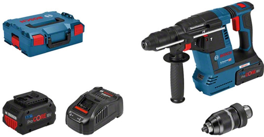 Bosch gbh 18v-26 f accu boorhamer c g in l-boxx met 2x 5,5ah accu's- 061191000f