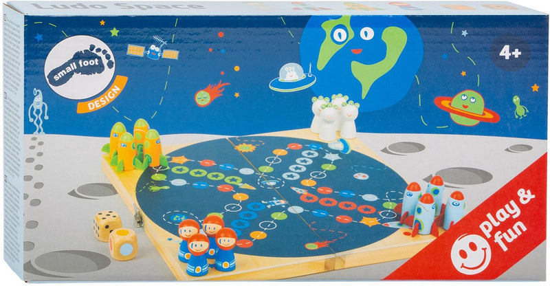 Afbeelding laden in galerijviewer, Small foot - houten ludospel ruimtevaart
