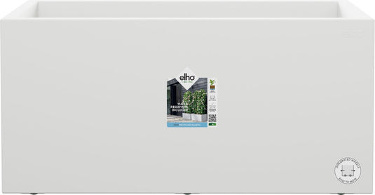 Elho vivo next lang 80 - plantenbak voor binnen buiten rechthoekig - 100% gerecycled plastic - l 78.0 x h 37.9 cm - wit