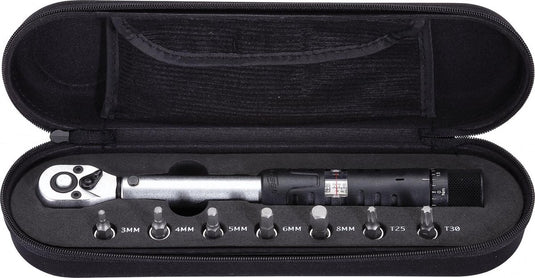 Bbb cycling momentsleutel 1 4 – fietsgereedschap set 2-14 nm – inbus torx set – torque wrench – torqueset - btl-73