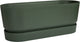 Elho greenville trough long 50 - plantenbak voor buiten - 100% gerecycled plastic - l49.0 x b19.8 x h17.9 cm - blad groen
