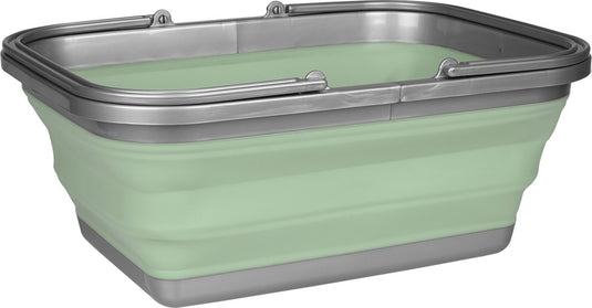 Abbey camp afwasteil opvouwbaar - 16 liter - groen grijs
