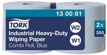 Poetspapier tork 130081 w2 premium blauw