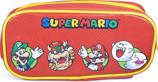 Pyramid international super mario - potloodetui met cirkels