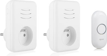 Byron gong – plugin – doorvoer – penaarde – 2 x 150 m – wit