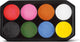 Snazaroo 1172015 schminkset 8 kleuren 18ml – professionele face paint kit – waterbasis, huidvriendelijk afwasbaar