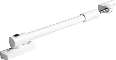 Axa telescopische raamuitzetter (type 30 ex) staal wit: naar buiten draaiend (30 cm).