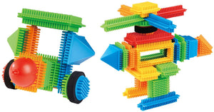 Lobbes speelgoed bv lobbes bouwblokken bristle set - kleurrijke constructie speelgoed 58-delig.