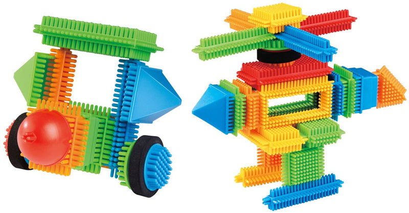Load image into Gallery viewer, Lobbes speelgoed bv lobbes bouwblokken bristle set - kleurrijke constructie speelgoed 58-delig.
