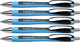 Schneider schrijfwaren schneider balpen - slider rave - penpunt xb - lijnbreedte 1,4mm - zwart - 5 stuks - s-132501-5