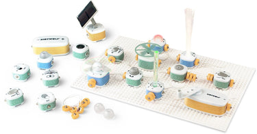 Kidywolf kidyelec expert – educatieve elektriciteitsset voor kinderen met 18 onderdelen progressieve experimenten - 8+