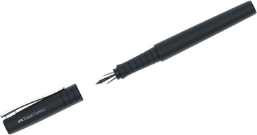 Faber-castell vulpen - poly pen - penpunt f - zwart - fc-241006