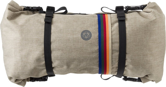 Agu bikepacking stuurtas venture - vintage - 17l - waterafstotend, reflecterend, eenvoudige montage, 100% gerecycled polyester