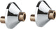Grohe s-koppeling 3 8 x 1 2 - schroefrozetten - kraan onderdelen - 2 stuks