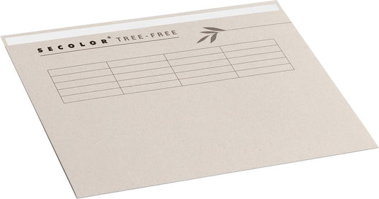 Jalema dossieromslag secolor tree-free voor ft a4 (22,5 x 31 cm) met tabrand, beige