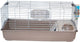 Savic nero 2 deluxe - konijnenkooi - zilver grijs - 80x50x44 cm
