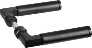Impresso aston -deurkruk aston-modulair -133 x 22 x 54 mm -zwart -set van 2 stuks
