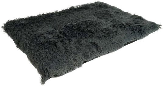 Duvo plus snug - benchkussen - l - 91x61x7cm - donkergrijs - zacht - wasbaar