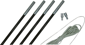 Eurotrail fiber stokkenset - 9,5mm - 550-600 cm