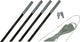 Eurotrail fiber stokkenset - 9,5mm - 550-600 cm