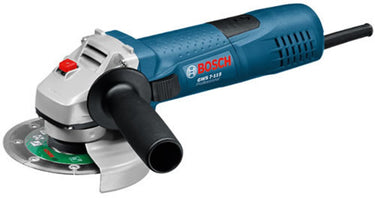 Bosch slijpmachine gws 7-115 (beschermkap, handgreep, opnameflens, pensleutel, spanmoer)