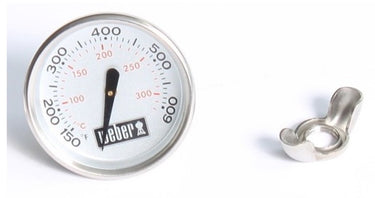 Weber thermometer met vleugelmoer voor houtskoolbarbecue