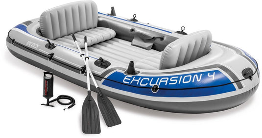 Intex excursion 4 opblaasboot set - 4 personen