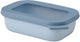 Mepal - multikom cirqula vershouddoos - 500 ml - rechthoekig - nordic blue