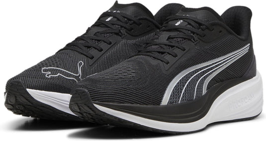 Puma darter pro unisex sportschoenen - black- white