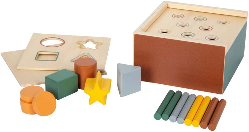 Load image into Gallery viewer, Small foot - houten montessori vormpassend spel fsc
