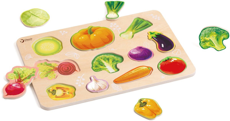 Load image into Gallery viewer, Classic world klassieke wereld houten montessori groene puzzel
