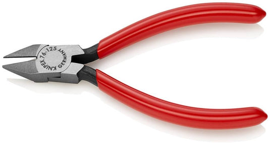 Knipex 76 81 125 zijsnijtang met spitse kop 125mm