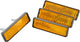 Shimano pd-m323 pedaalreflector oranje