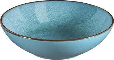 Medard de noblat - feeling turquoise - salade en pastabord 18 cm - 6 delig - stoneware