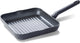 Bk universe grillpan 26x26cm - pfas-vrije antikleeflaag - grillpan inductie - keramische pan - ovenbestendig tot 160°c - koudgreep - zwart graniet
