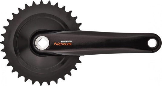 Shimano crankstel 33t nexus c6000 met 170mm crankarm - zilver