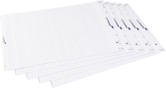 Legamaster flipover papierblok raster 5 pak à 20 vel