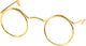 Creativ company creotime poppenbril 50mm goud 10 stuks - amigurumi - knuffels