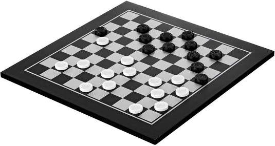 Philos schaak dam set - houten speelbord 40 mm velden - vanaf 6 jaar