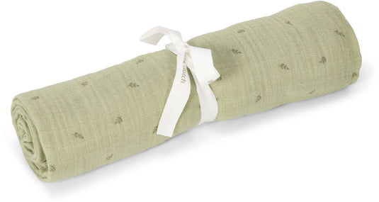 Little dutch swaddle - groen - 120 cm - essentials