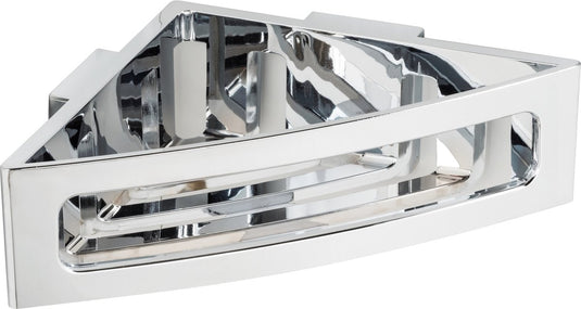 Wenko turbo-loc bralia hoekrek chroom 35x9cm - doucherek - douchemand - bevestigen zonder boren - zelfklevend
