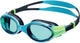 Speedo biofuse 2.0 zwembril kind - ergonomische duikbril kinderen 6-14 jaar - anti condens uv-bescherming - junior zwembril met drukknopsluiting - superzachte afdichting - blauw groen