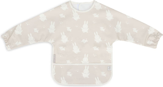 Jollein x nijntje slab waterproof met mouw miffy snuffy - nougat