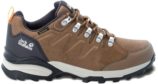 Jack wolfskin refugio texapore low w dames wandelschoenen - brown apricot - maat 41