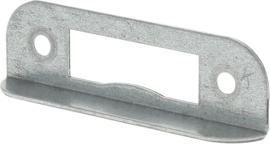Nemef hoeksluitplaat - afgerond - 80 x 24 x 12 mm (lxbxh b+lip) - staal verzinkt - hp1256